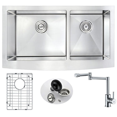 ANZZI ELYSIAN Series KAZ3320-102 Kitchen Sink Kitchen Sink ANZZI